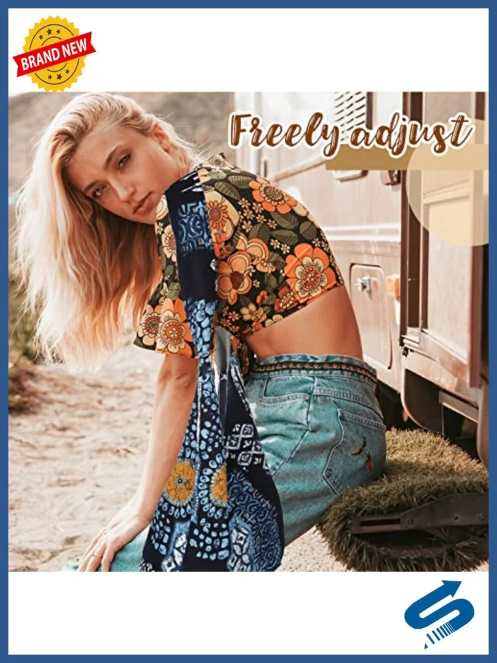 3 Boho Hippie Crossbody Bags Cotton Shoulder Handbags Unisex
